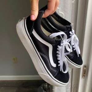 platform old skool vans